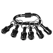 Bit Holder 1/4 Inch Hex Screwdriver Bits Holder Extension Bar Keychain9981