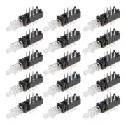Push Button Switch 15pcs DPDT Push Button Switch Self-Locking Brand New