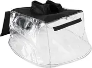 Areyourshop Black and Transparent Stage Lighting Rain Cover for Moving Head Light 13.8 Inch Top Diameter