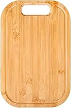 Chopping Boards for Kitchen Cutting Board with Handle Juice Groove Bamboo Cutting Board Durable Cutting Board for Meat Vegatables Fruits Bread Easy to Clean(40 * 27 * 1.5cm)
