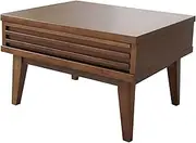 Sekikagu 372237 Okawa Furniture Low Table, Center Table, Brown, Depth 19.7 x Width 23.6 x Height 15.0 inches (50 x 60 x 38 cm)