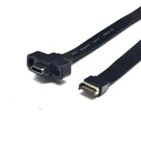 在飛比找ETMall東森購物網優惠-USB3.2擋板線19PIN/TYPE-E轉type-C前置