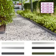 Lawn Edgings Garden Fence Barrier Border Furniture Flexible Corten steel vidaXL