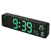 10 Inch LED Digital Alarm Clock Temperature Date Display Wall Mounted or3655