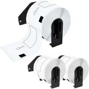 3 Roll DK1202 White 300 Address Labels For Brother QL-570VM QL-580N w/3 Frame