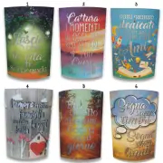 Battery lantern lamp with color-changing LED and dedications 6 variants 20x13.5