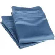 Egyptian Cotton 1500 Thread Count Solid Pillowcase Set Standard-Medium Blue