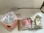 NEW Wax Kit Pink Digital Hair Removal Hard Waxing Kit for Women & Men Warmer Pot
