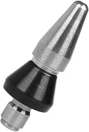 Pressure Washer Drain Sewer Cleaning Pipe Jetter Rotary Nozzle I:Cusp Head L, Silver, 1/4 Quick Plug
