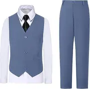 Boihedy Boys Suits for Kids Formal Dress Suit Set Complete Outfit
