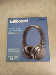 Billboard Wireless Black Headphones