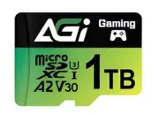 AGi AGI1T0GGSTF138 1TB TF138 UHS-I U3 V30 A2 MicroSD SD 6.1 Gaming Retail