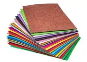 Glitter Foam Handicraft Letter Size Sheets 8.5 x 11 Inches (20 Pack) Self...