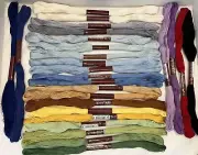 26 PCS FLOCHE A BRODER-168 YD LONG HANK- 10 GRAMS-BY DMC 16 Smocking/emb Floss