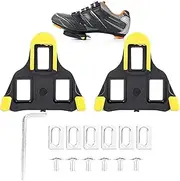XMANX 2PCS Fixed Cleats for Road Bike SPD-SL Pedal, Indoor Outdoor Cycling Bicycle Pedal Clips Set, Road Bicycle Pedal Cleat Shimano Speed-SL Cleats System Shoes