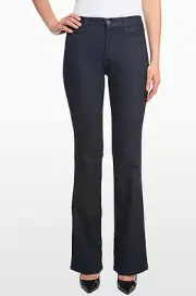 NEW NYDJ Not Your Daughters Jeans pant Sarah classic bootcut dark enzyme sz 2