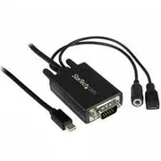 StarTech Connect the audio and video from your DisplayPort PC directly to a monitor DP2VGAAMM3M