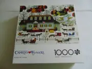 New Charles Wysocki "Beaver Hat Tavern" Jigsaw Puzzle 1000 Piece 11517