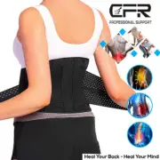 Back Support Brace Belt Lumbar Lower Waist Pain Relief Adjustable Men Women Work