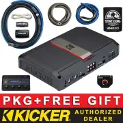 KICKER LX1200.5 CAR AUDIO CLASS D 5CH/5-CHANNEL AMPLIFIER + 0AWG AMP KIT