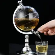 Mini Globe Bar Drink Dispenser Alcohol Beverage Liquor Gas Pump Wine Decanter