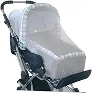 LOORGVEL Stroller Full Cover Mosquito Net White Encryption Travel Net for Portable Buggy Breathable Insect Protection for for Outdoor Use