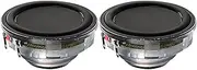 4Ohm 10W Full Range Sound Speaker Unit Car Subwoofer 2Inch 56mm Hemp Fiber Basin Bluetooth Loudspeaker for DIY 2PC (Size : 10W)
