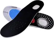 [ZSCAL] Elastic Shock Absorbing Shoe Insoles, Breathable Honeycomb Sneaker Inserts Sports Shoe Insole Replacement, Men And Women Adjustable Arch Height Support, For Plantar, Fasciitis, Work Shoes(41-45)