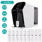 WP1-100 GPD 8-Stage UV Countertop Reverse Osmosis Water Filter System +9 Filters