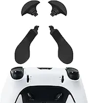 4 Pcs Edge Controller Back Paddles for PS5 DualSense Edge Controller, Paddles Replacement Compatible with PS5 Edge Controller, Metal Paddles for PS5 DualSense Controller (Black)