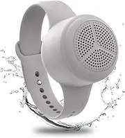 [MOMOHO] Bluetooth Speaker Waterproof Bluetooth Speaker Portable Bluetooth Speaker with Wearable Band IPX7 Waterproof Smallest Speaker TF Card Play Support for Indoor & Outdoor Use, Hiking (Gray)