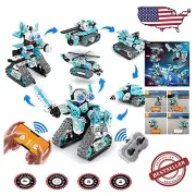Versatile 6-in-1 Robot Toy - Remote Control & App for Engaging STEM Learning