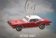 Red 1968 Custom Mercury Cougar XR7-G Christmas Ornament 1/64 Adorno Custom NEW