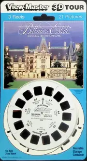BILTMORE ESTATES ASHEVILLE NORTH CAROLINA 3d View-Master 3 Reel Packet SEALED
