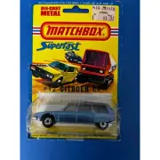Vintage MATCHBOX Superfast #12 Citroen CX on Original Card 1975 new nip