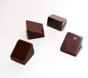 Lego - Lot of 4 - Brown, Slope 30° 1 x 1 x 2/3