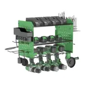 Power Tool Organizer Charging Station With Light Angle Grinder Holder, green
