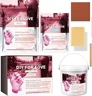 Hand Casting Kit Couples,Hand Statue Casting Supplies - Model Cloning Powder 3D Model Crafts Valentine's Day Deocr