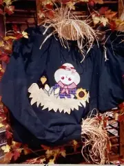 Homegrown Primitive Applique Patterns Hay Howdy Scarecrow Hay Sunflower
