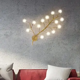 北歐創意壁燈led床頭燈輕奢簡約現代臥室客廳樓梯過道墻壁背景燈
