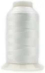 [WonderFil Specialty Threads] DecoBob White, 2-ply Cottonized Polyester, 80wt