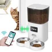 Advwin Automatic Pet Feeder 6L Cat Feeder Double Bowl