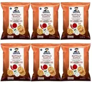 Quaker Rice Crisps, Buffalo Ranch Hot Spicy Mini-Cakes Chips 3.03oz (6 Bags)