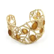Pine Cone Cuff Bracelet by Michael Vincent Michaud #2050 N