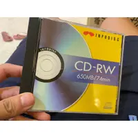 在飛比找蝦皮購物優惠-全新 CD-RW 650MB 74MIN INFOODISC