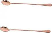 DINHEAROM Metal Tasting Spoons Set Stainless Steel Stirring Spoon for Bartenders Long Handle Versatile