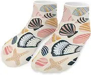 [QMNVBDS] Various Shell Images Socks Ankle Length Socks Casual Short Socks for Women Men Low Cut Sports Socks Running Socks No Show Socks Ankle Socks Athletic Socks Workout Socks, Style, One Size