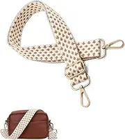 Wide Crossbody Shoulder Purse Strap Replacement – Adjustable Extender for Bags, Purses, and Guitar – Durable Canvas Accessory for Enhanced Comfort