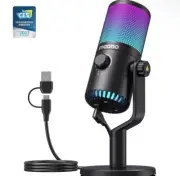 Maono DM30 RGB USB Microphone RGB Gaming Microphone Computer Mic USB Gaming Mic