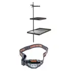Adventure Kings Campfire Cooking Grill BBQ Combo + LED Head Torch 70m range
